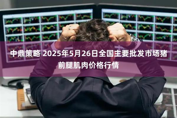 中鼎策略 2025年5月26日全国主要批发市场猪前腿肌肉价格行情