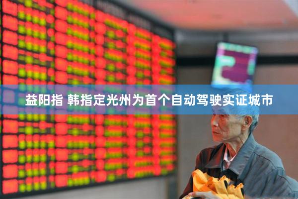 益阳指 韩指定光州为首个自动驾驶实证城市