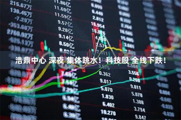 浩鼎中心 深夜 集体跳水！科技股 全线下跌！
