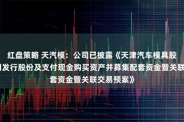 红盘策略 天汽模：公司已披露《天津汽车模具股份有限公司发行股份及支付现金购买资产并募集配套资金暨关联交易预案》